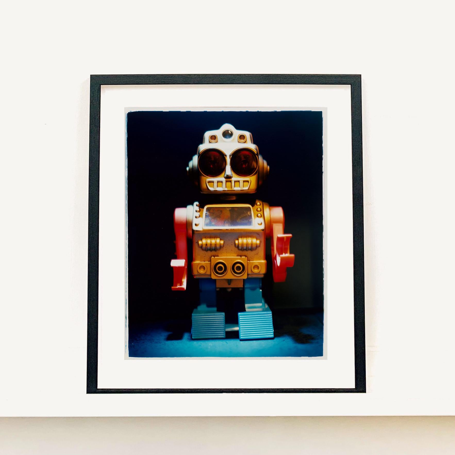 Dark Bot, Natasha Heidler donne vie aux jouets préférés des enfants dans ses photographies conceptuelles.

Cette œuvre d'art est une édition limitée à 25 exemplaires. Il s'agit d'un tirage photographique brillant, monté à sec sur de l'aluminium,