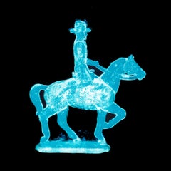 Ghost Rider Cowboy Cyan - Fotografía Pop Art en color