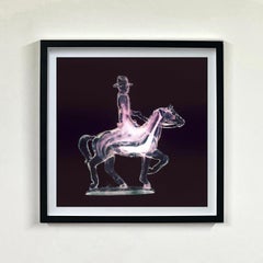 Ghost Rider Cowboy Mauve - Pop Art Color Photograph