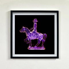 Ghost Rider Cowboy Purple - Pop Art Color Photograph