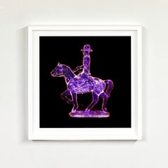 Ghost Rider Cowboy Purple - Pop Art Color Photograph
