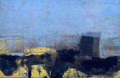 "La vista" Stampa monotipo astratta e colorata
