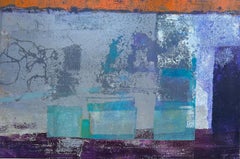 "This Is What Happens When You Are Not Careful" Abstract Monotype Print