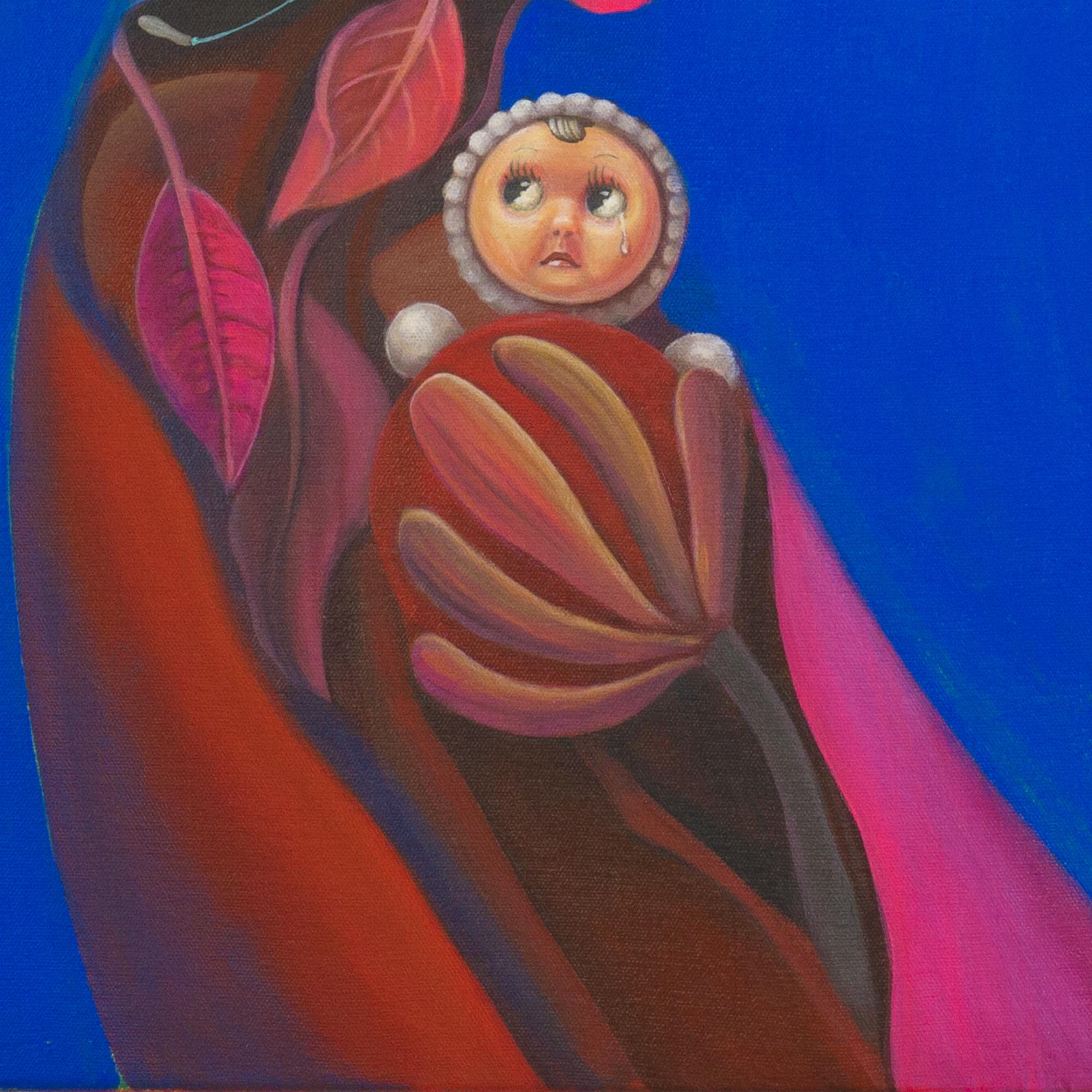 Figura antropomorfa pop surrealista. Insetti, piante ed elementi giocattolo in vendita 2