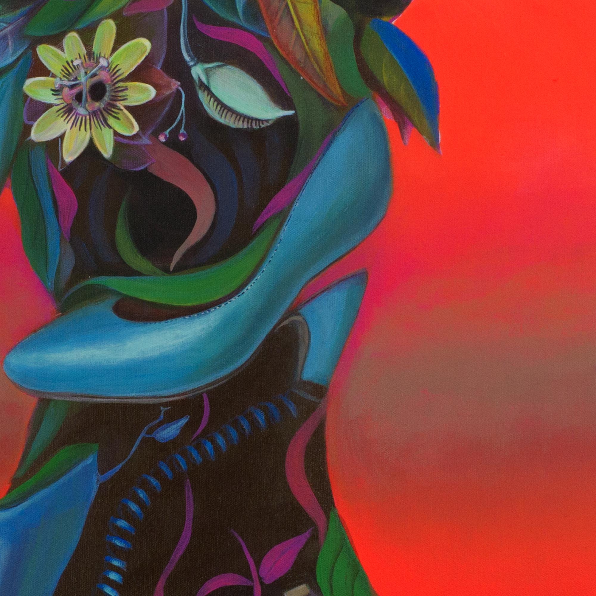 Ritratto contemporaneo pop surrealista 