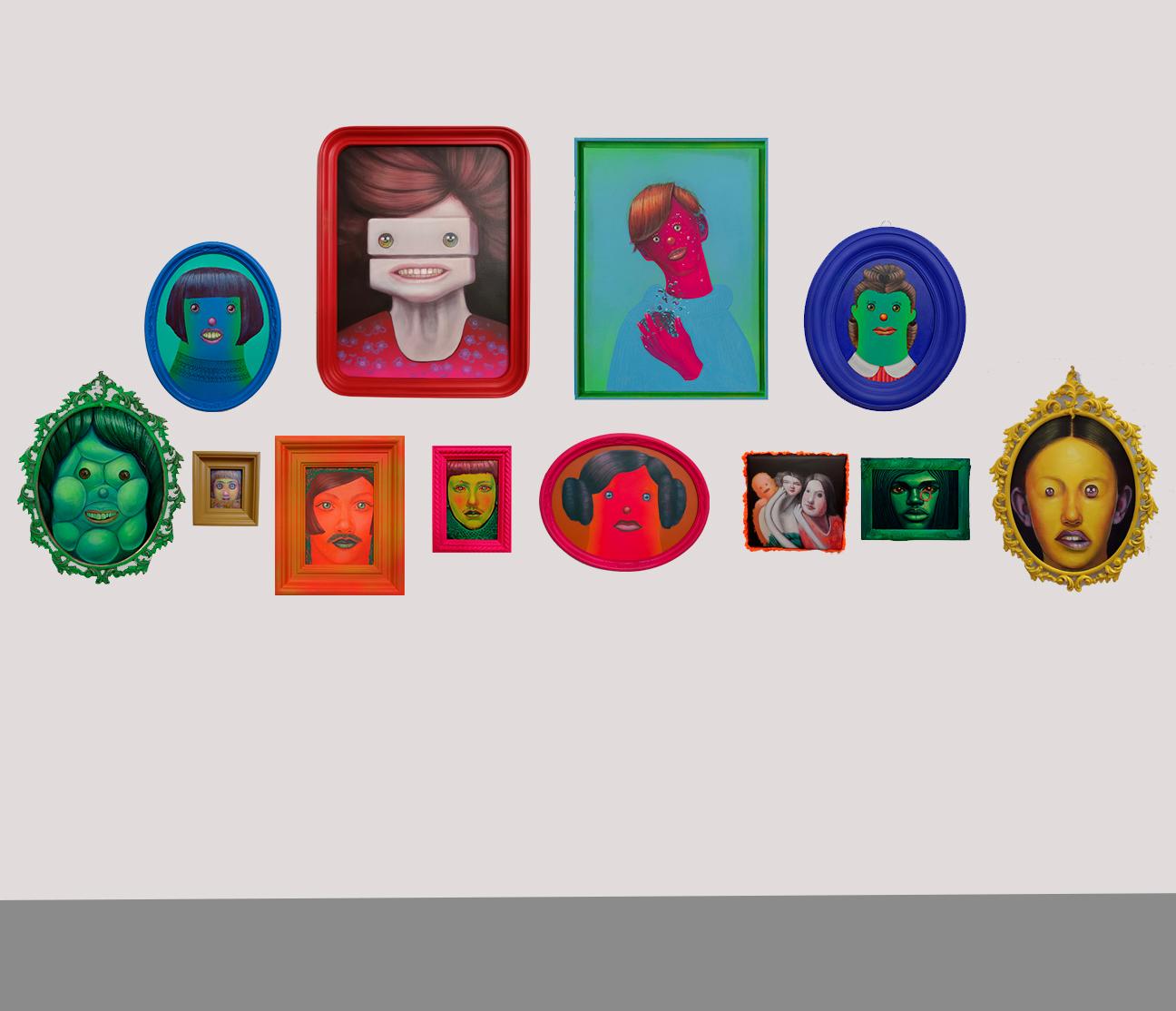 Entengesicht Selfies Schnurrbart Surreal Lustiges Portrait Emoji SocialMedia Inspiriert im Angebot 5