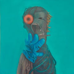 Contemporary Pop Surrealist Sea Trash Figur. ¨The Scream¨