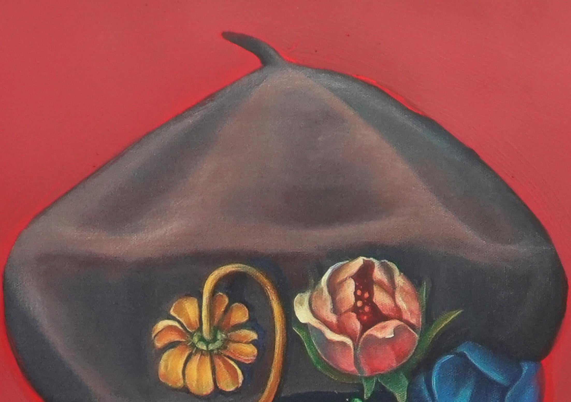 Ritratto botanico contemporaneo. Stampa originale su Dibond  24/25. Fortunatamente vivo - Print di Natasha Lelenco
