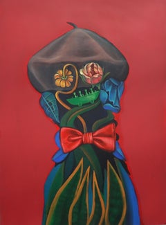 Retrato Botánico Contemporáneo. Impresión original sobre Dibond  24/25. Por suerte vivo