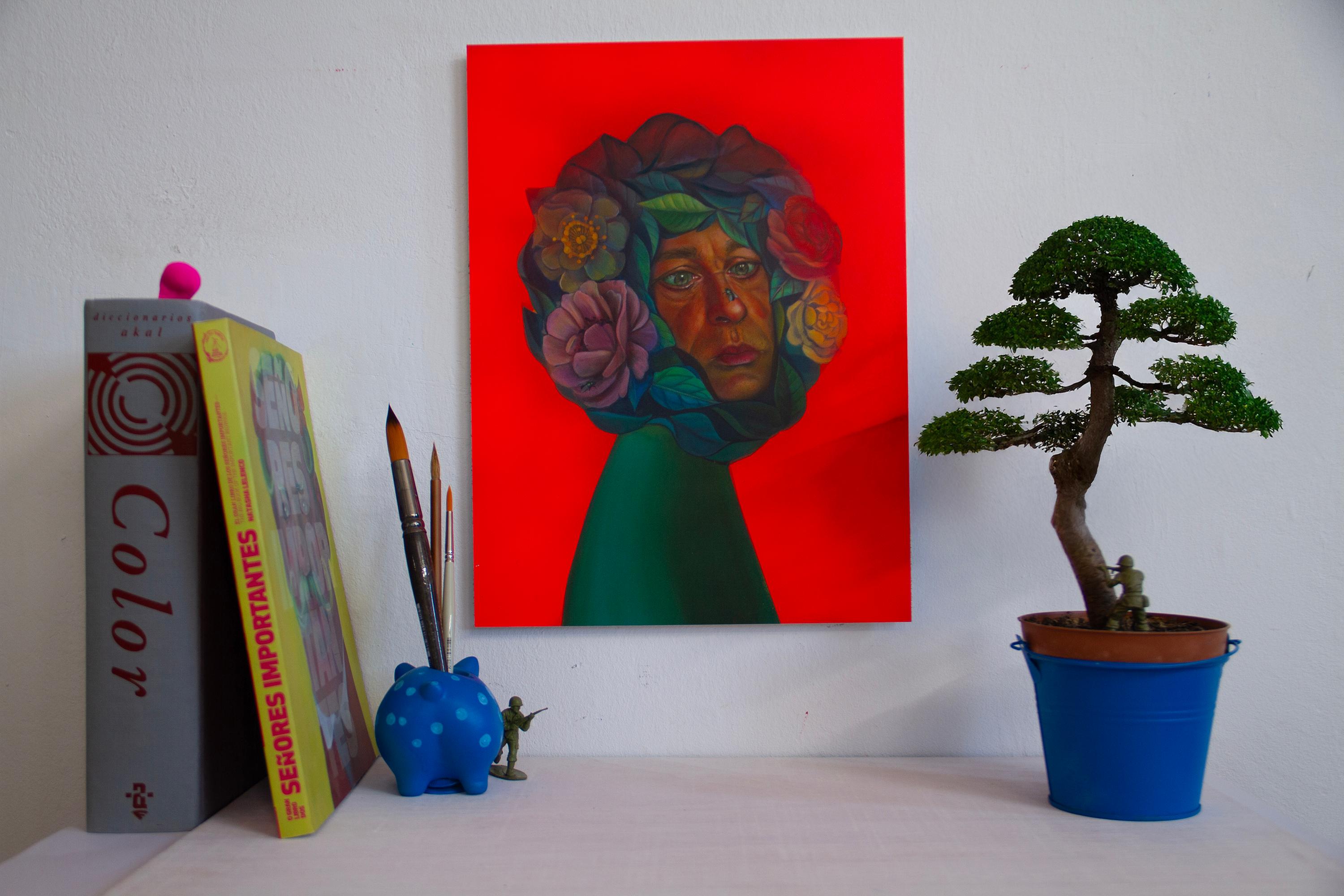 Fluor Funny Portrait. Between Blooms and Beings - Limited Edition For Sale 1