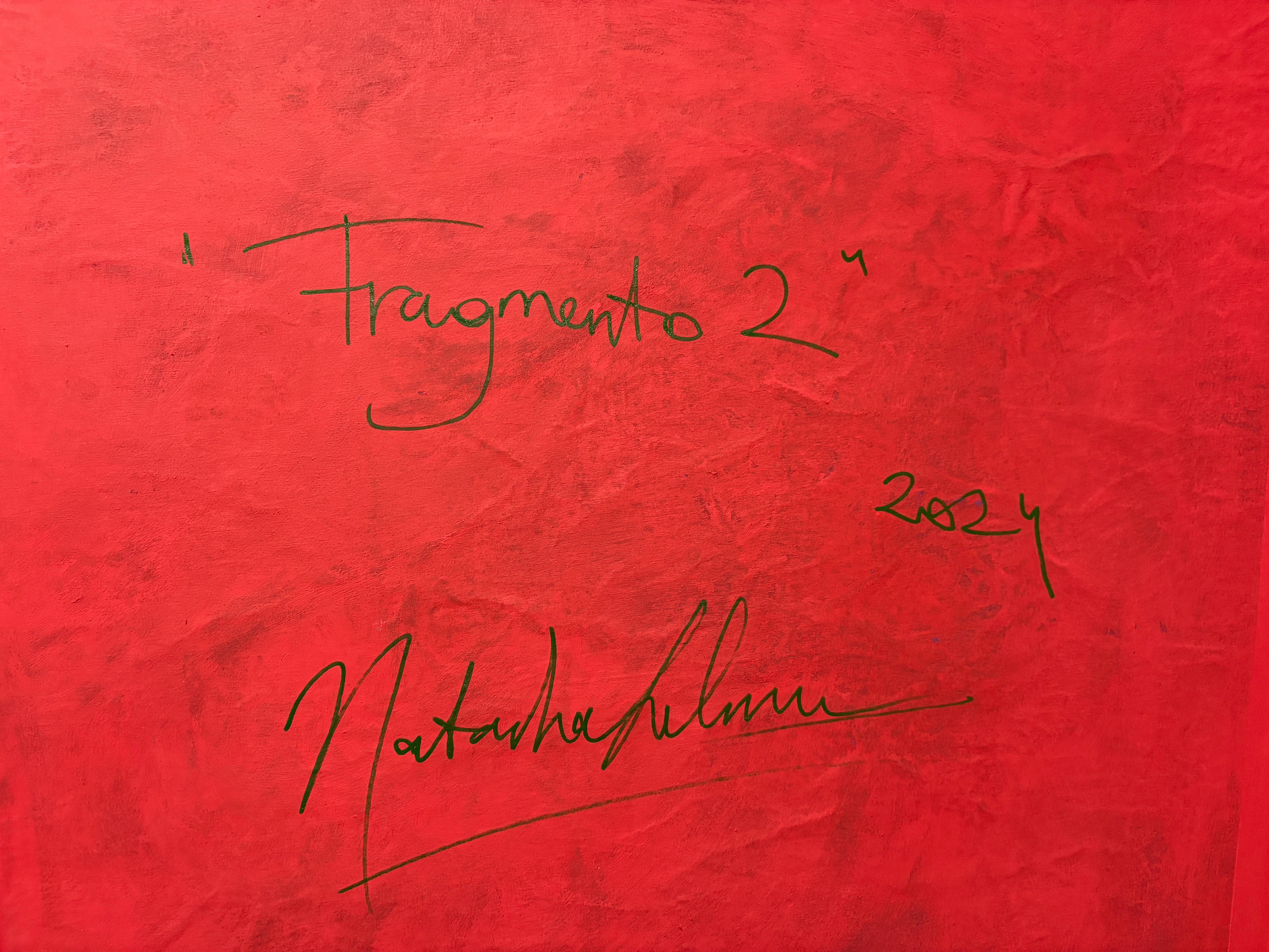 Fragmented Portrait With Red Surface Expansion Inspired by the Dream of Ariadne For Sale 7