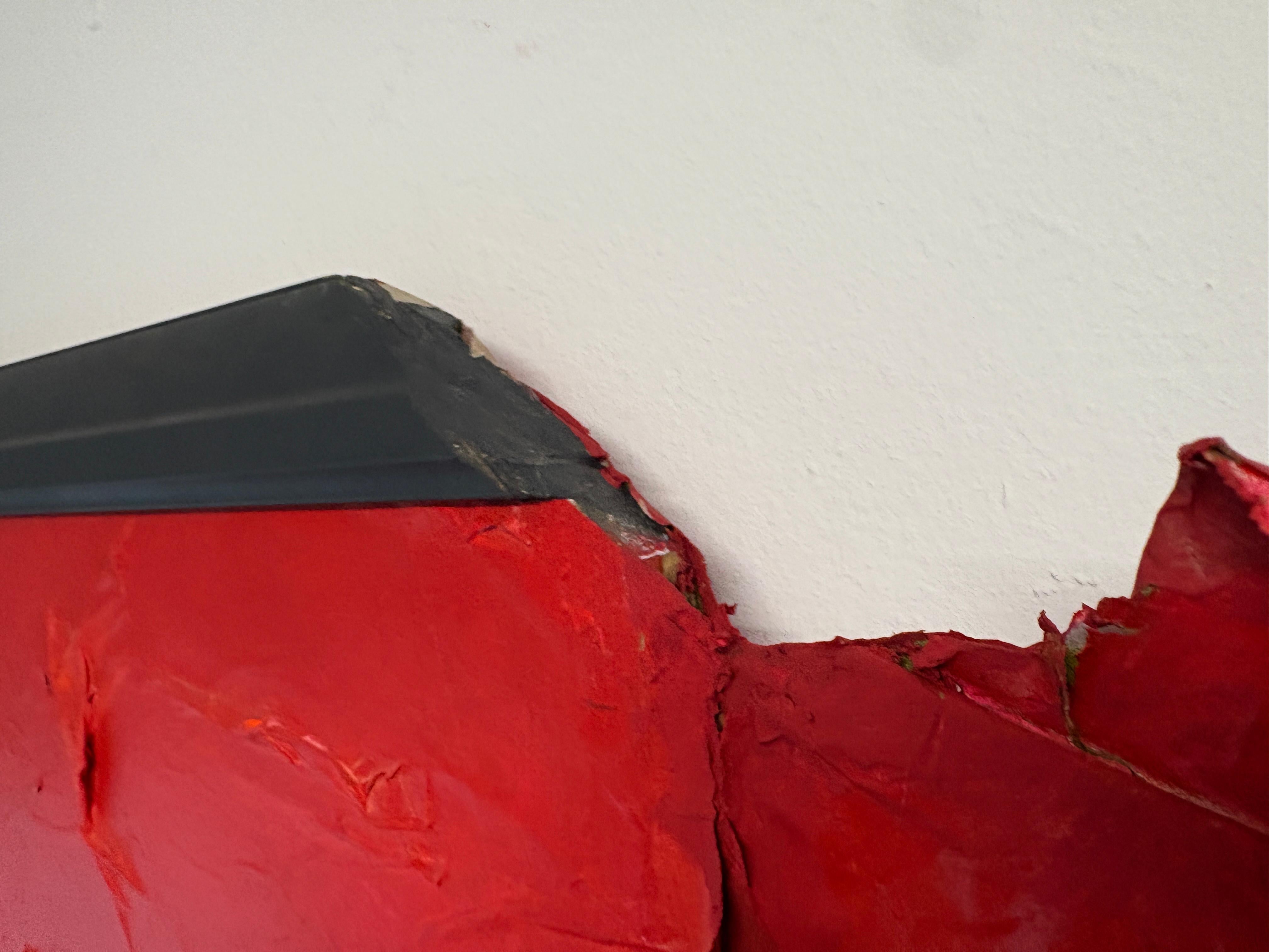 Fragmented Portrait With Red Surface Expansion Inspired by the Dream of Ariadne For Sale 3