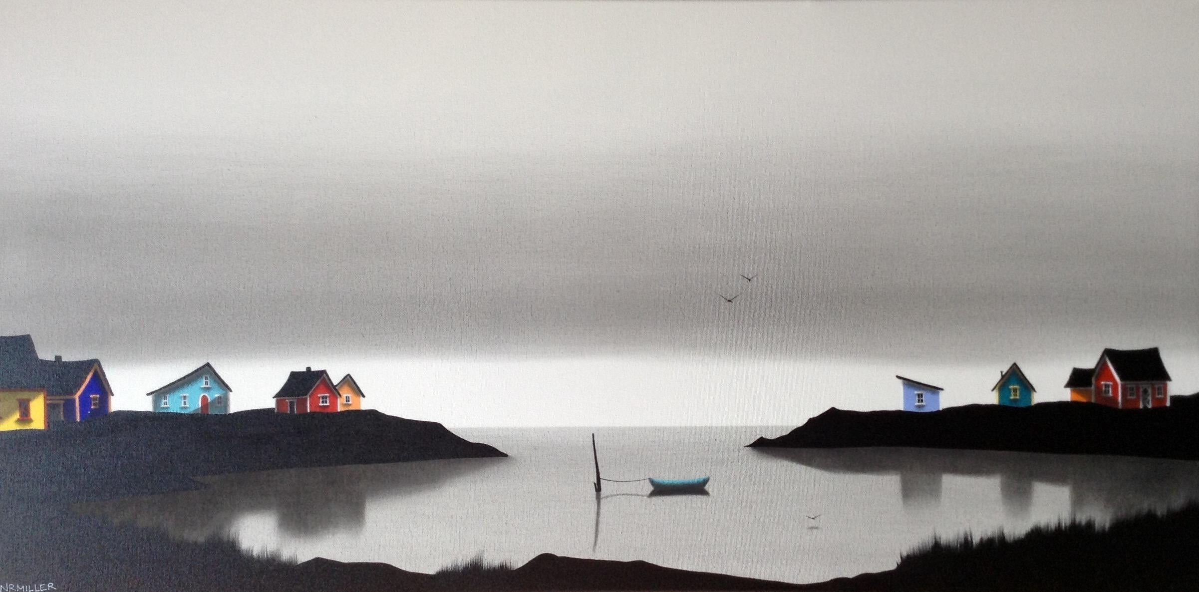 Landscape Painting di Natasha Miller - I colori della baia