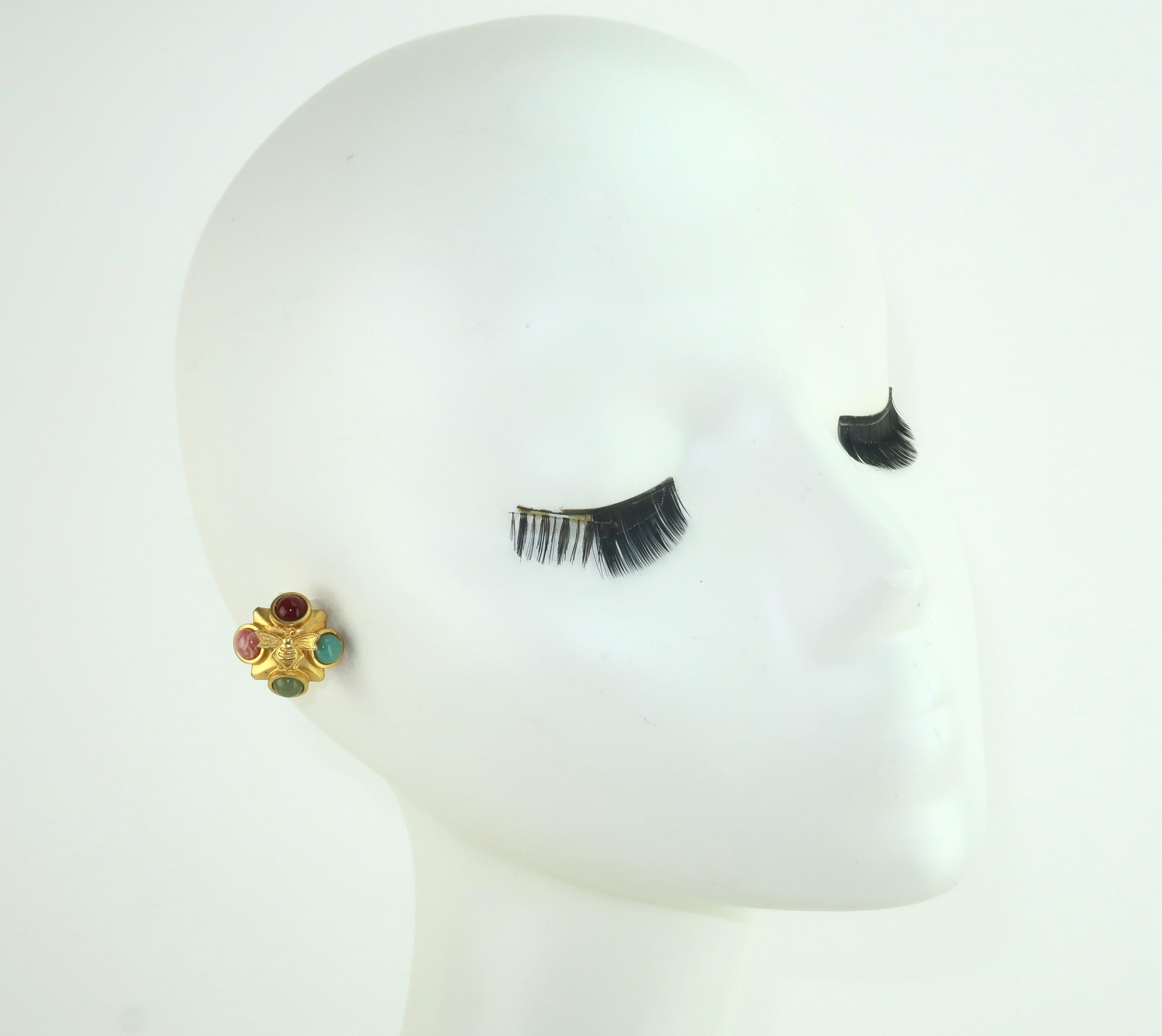 Natasha Stambouli Bee Earrings, 1990’s In Good Condition In Atlanta, GA