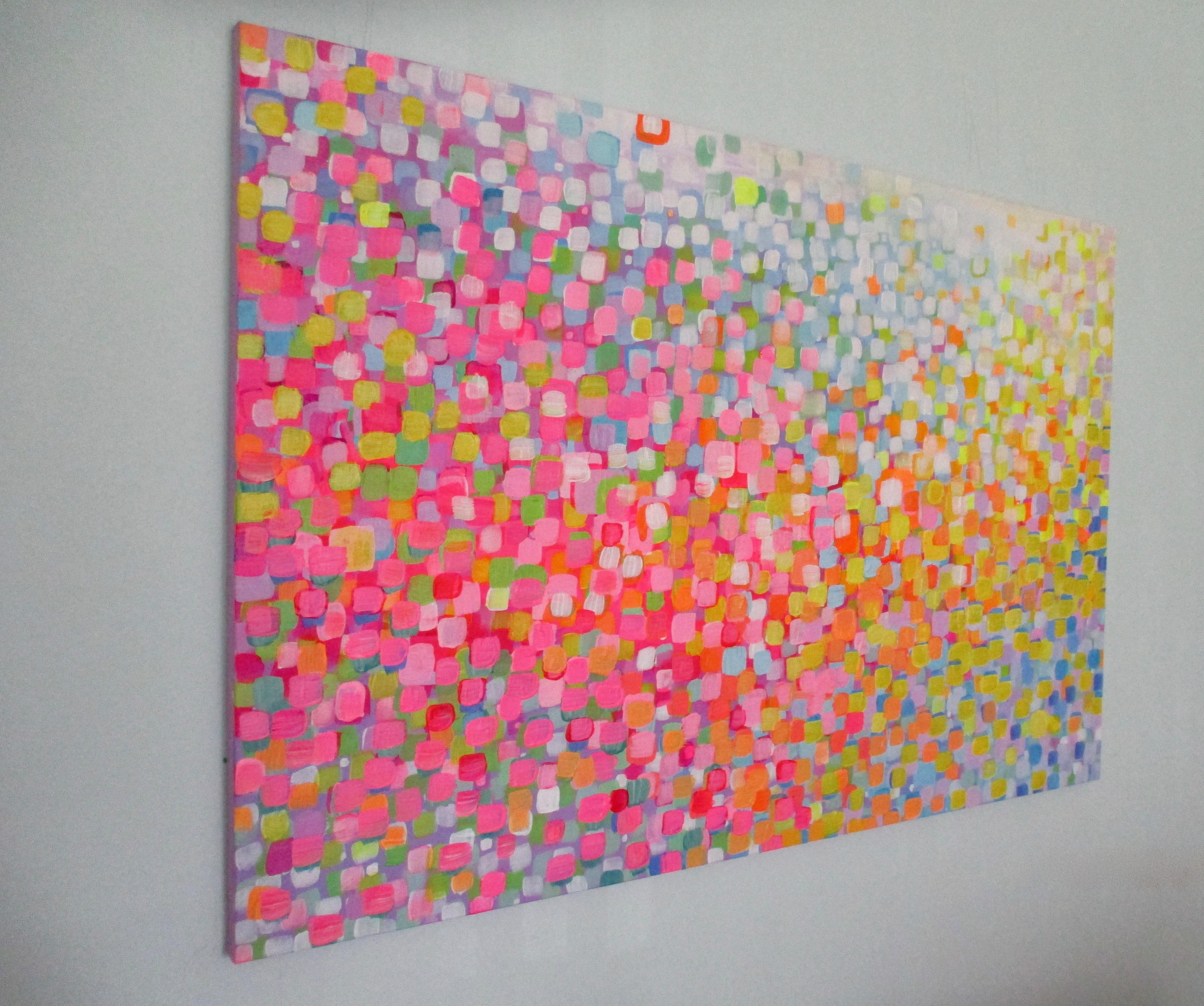 Giorno, Pittura astratta - Painting di Natasha Tayles