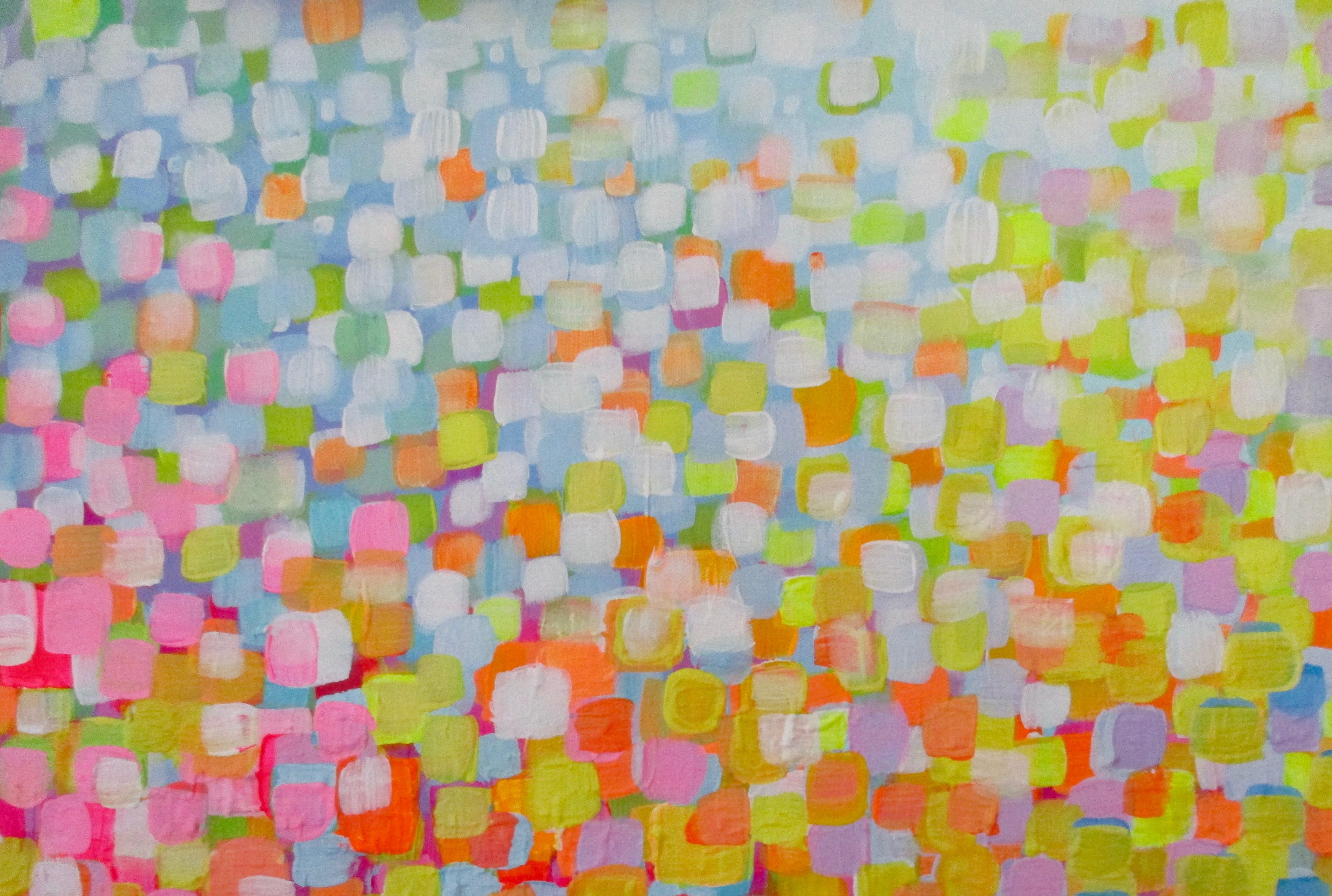 Giorno, Pittura astratta - Abstract Painting Marrone di Natasha Tayles