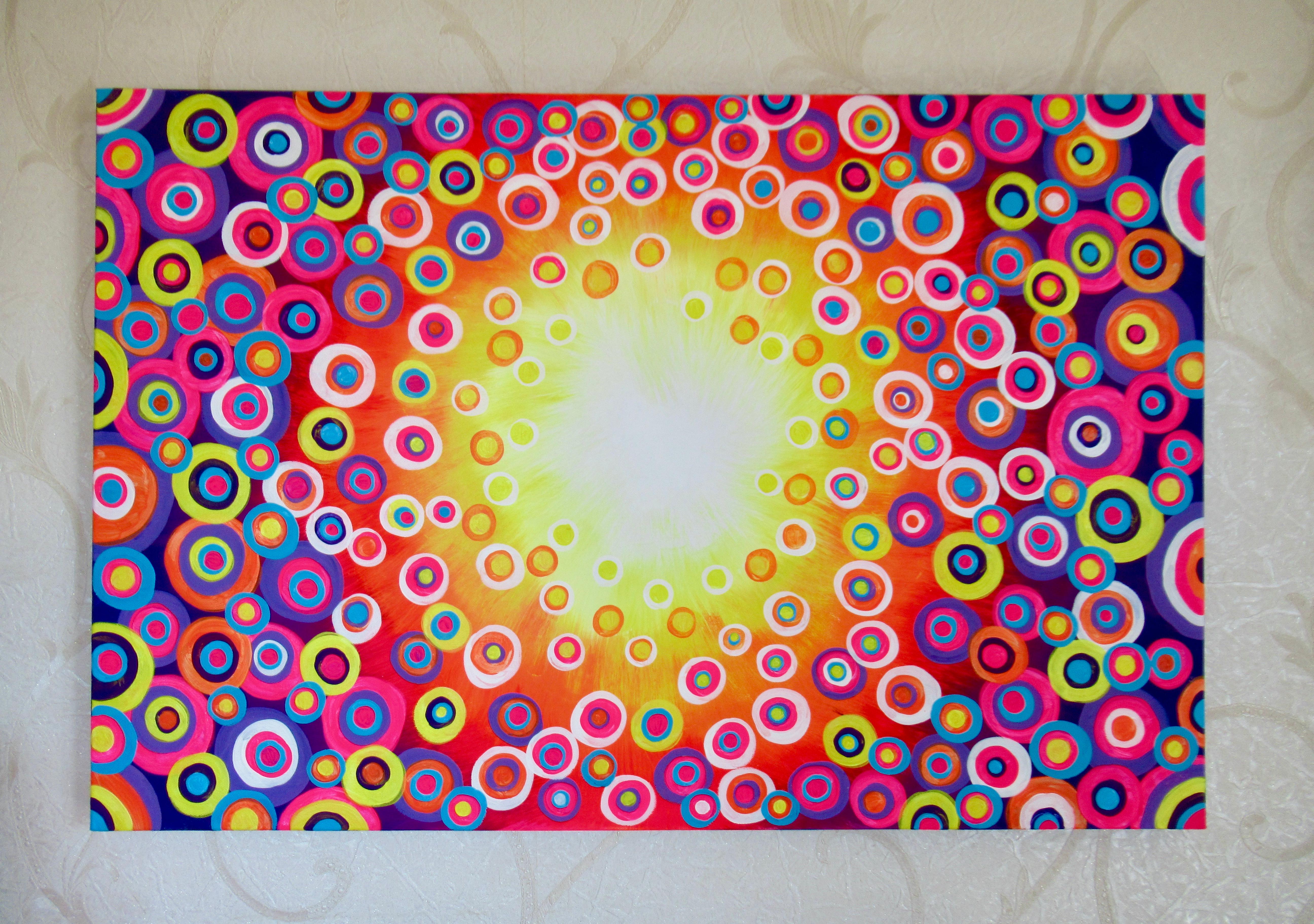 Kaleidoscope 4, Abstract Painting For Sale 1