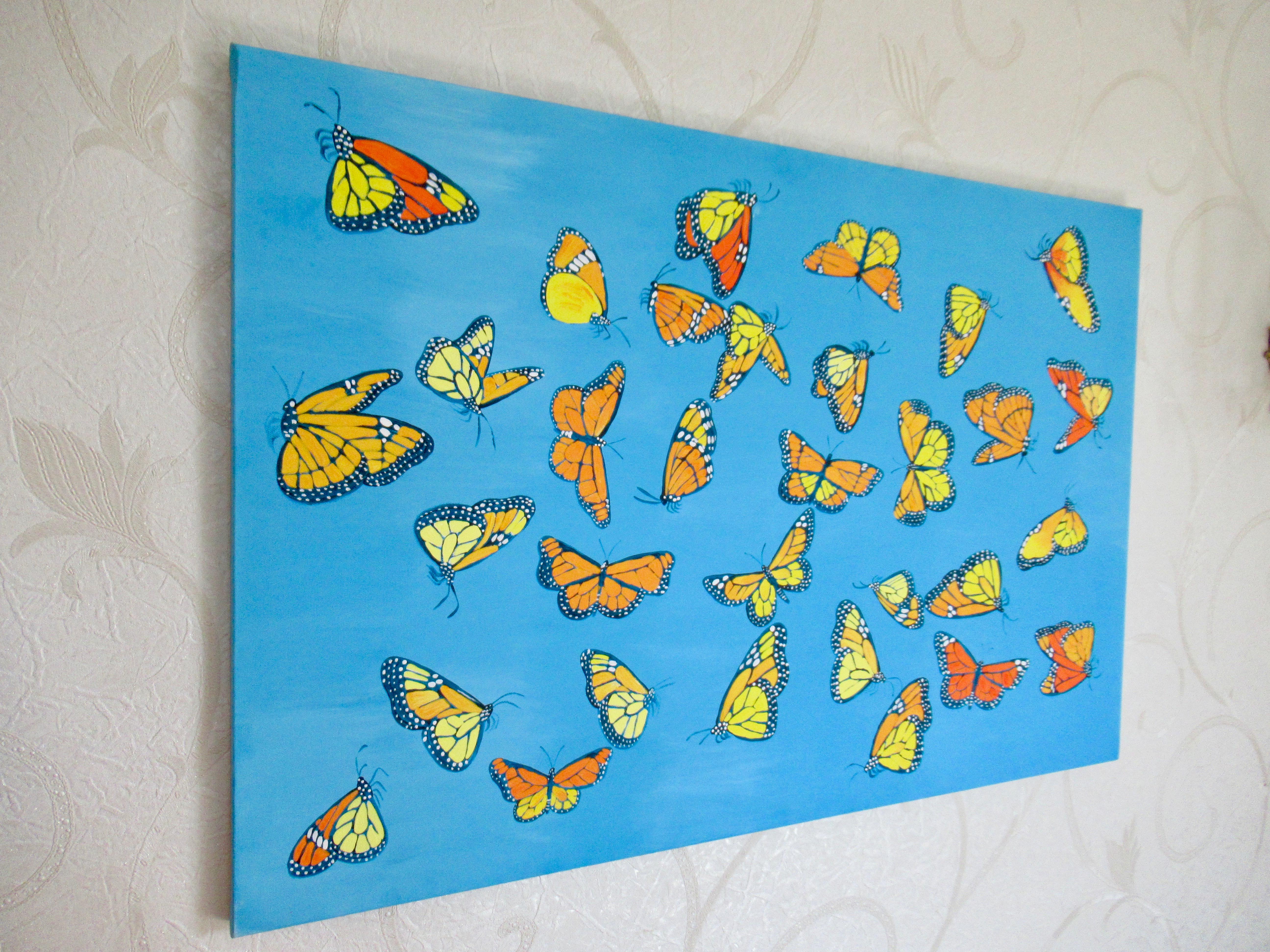 monarch butterfly painting