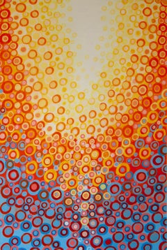 Orange and Blue 7, Abstract Painting