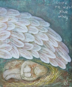 Cover me with your wing. Restorative. Symbolic. Spiritual. Christian.