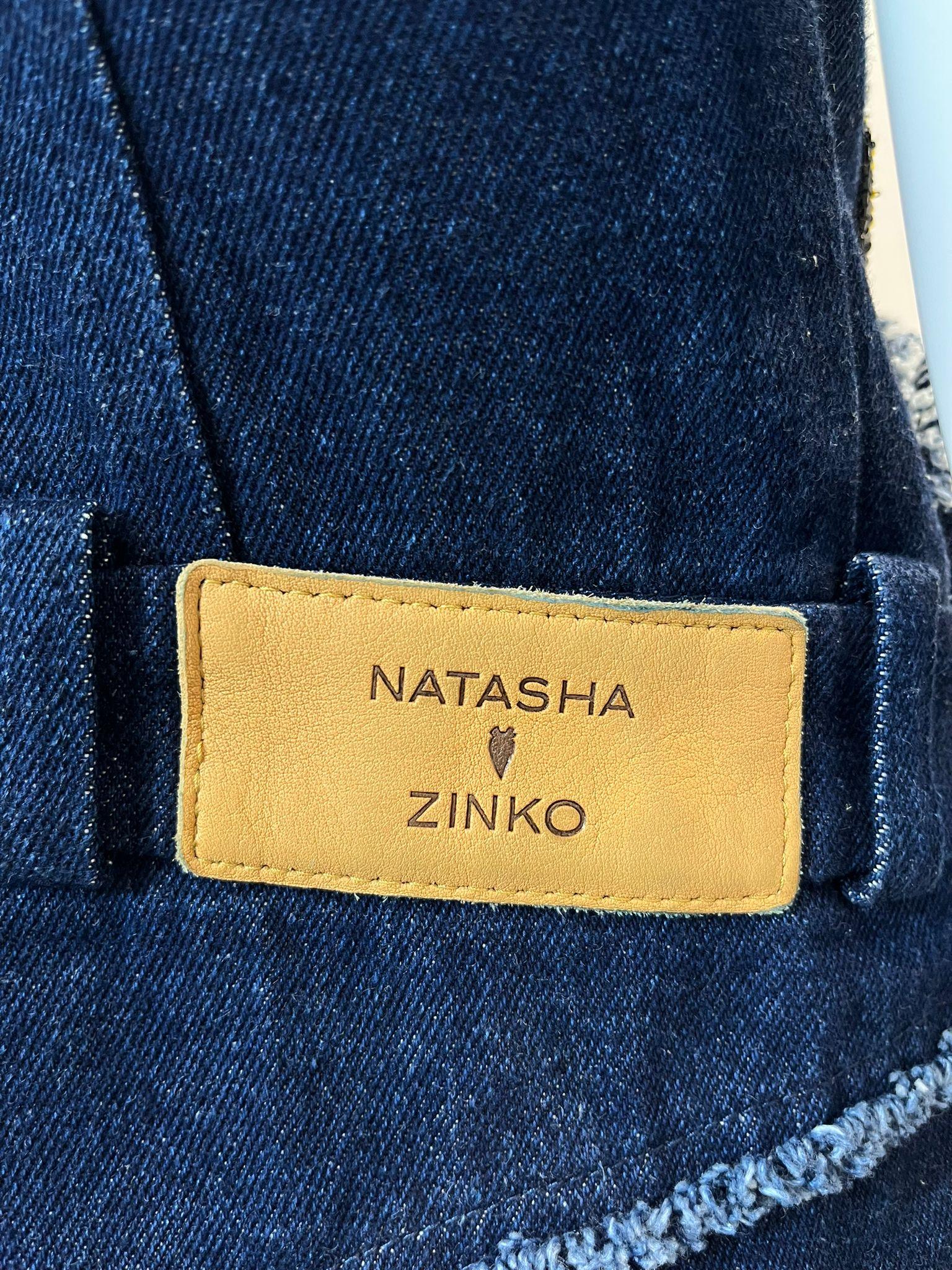 Natasha Zinko Banana Applique Denim Jumpsuit 3