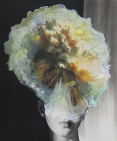 Atomes et Perles #2237. Encadré. Hommage à Horst P. Horst. Média mixte Collage