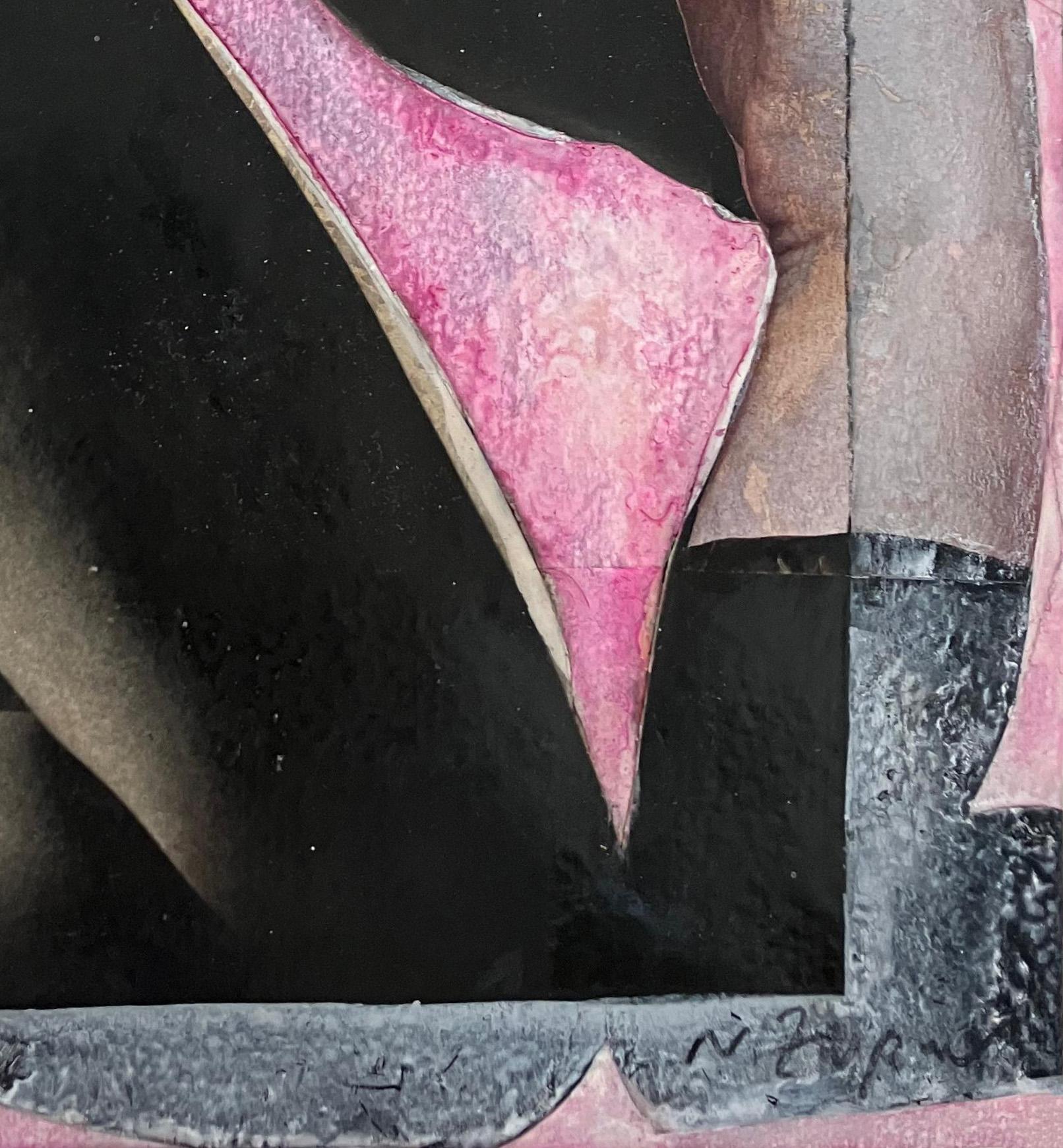Bend Over #2264 Hommage an Hort P. Horst. Mischtechnik Collage auf Papier im Angebot 1