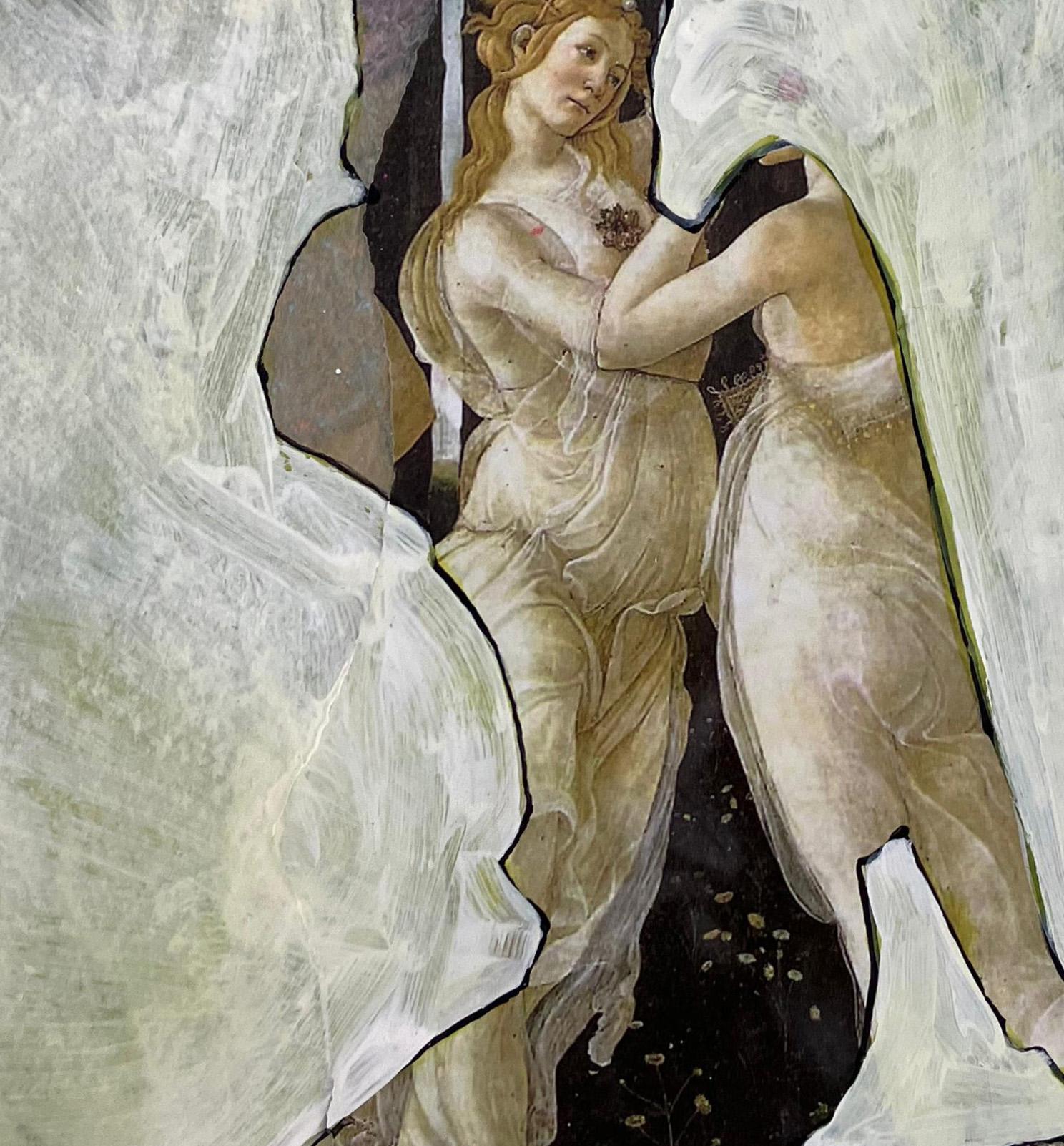 Bottichelli Sleeve #2251. Homage to Hort P Horst, Mixed media Collage on Paper - Modern Mixed Media Art by Natasha Zupan