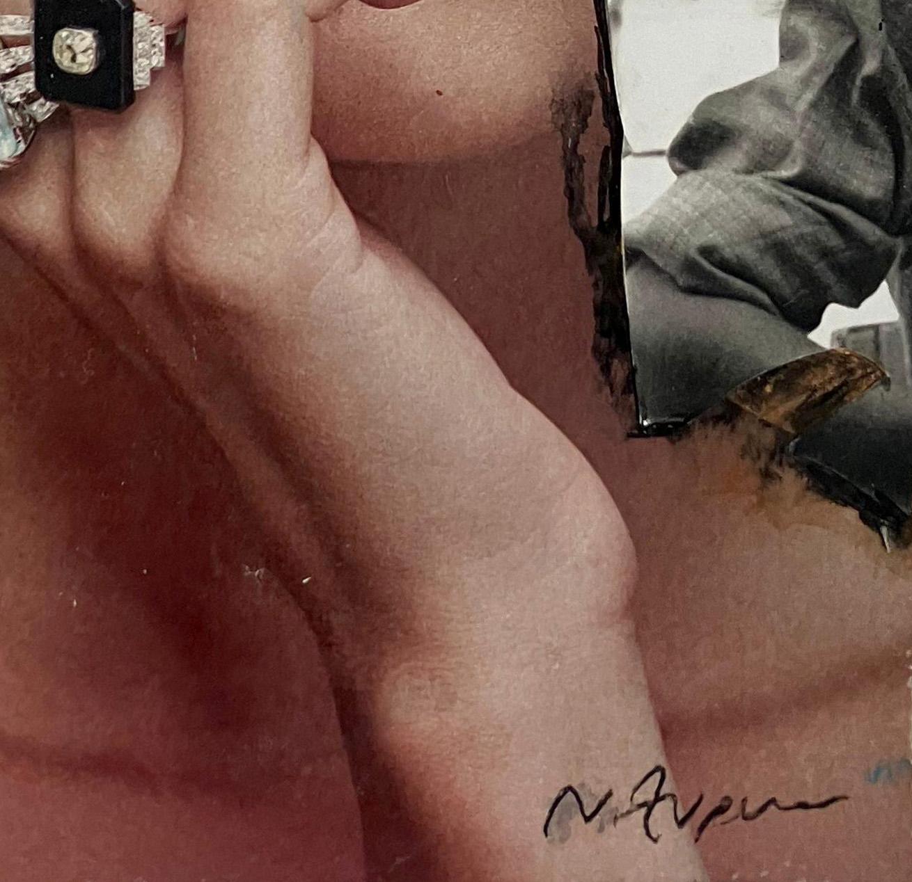 Anelli di Cocteau, n. 2271. Omaggio a Horst P. Horst, Collage a tecnica mista su carta. in vendita 2