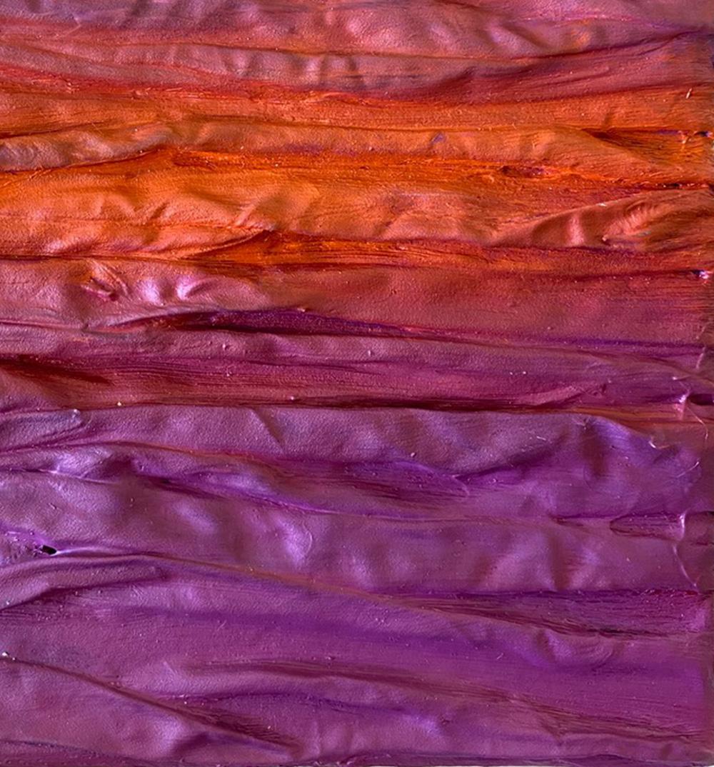 Color Boundaries #67. Abstract painting on canvas, mounted on a stretcher. For Sale 1