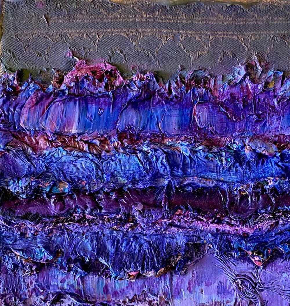 Color Derivatives #149, Abstract painting on canvas, mounted on a stretcher. For Sale 1
