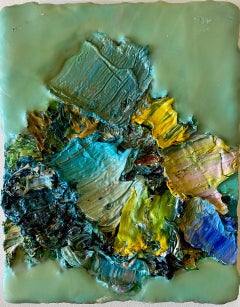 Color Derivatives 36 & 53. Abstract painting on canvas, mounted on strechers