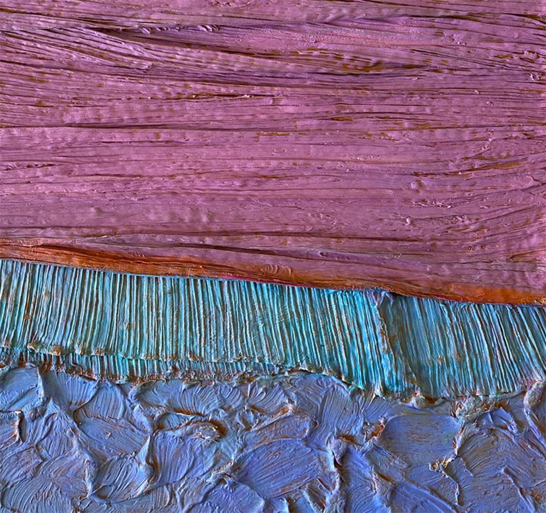 Color Derivatives #52. Pittura astratta su tela, montata su legno - Painting Contemporaneo di Natasha Zupan