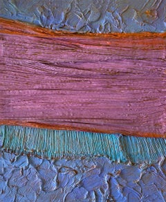 Color Derivatives #52. Pittura astratta su tela, montata su legno
