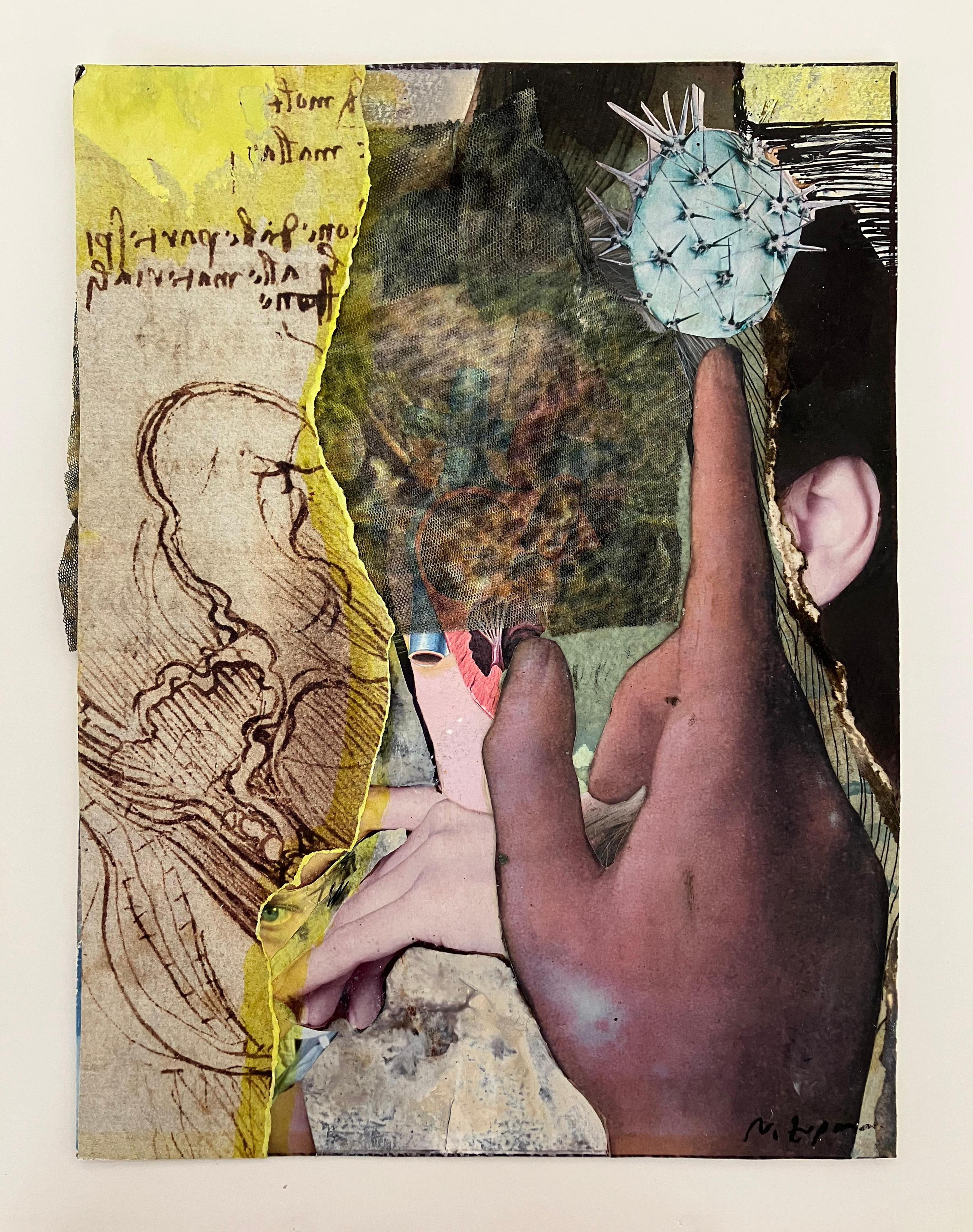 L'éternelle récurrence #13. Technique mixte Collage sur papier en vente 2