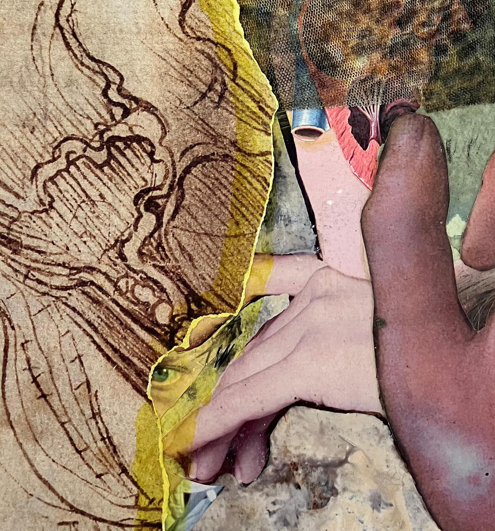 Zupan combine des images de maîtres anciens, d'estampes alchimiques, d'artistes contemporains et de morceaux de magazines et de journaux pour créer des mondes de transparences et de transformations qui se chevauchent et s'entrecroisent. Les collèges