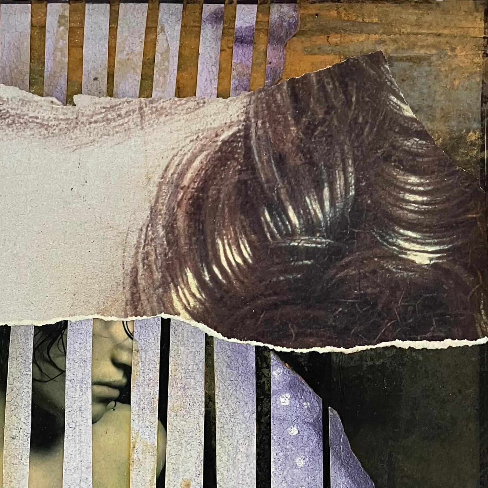 L'éternelle récurrence #15. Collage mixte sur papier en vente 2