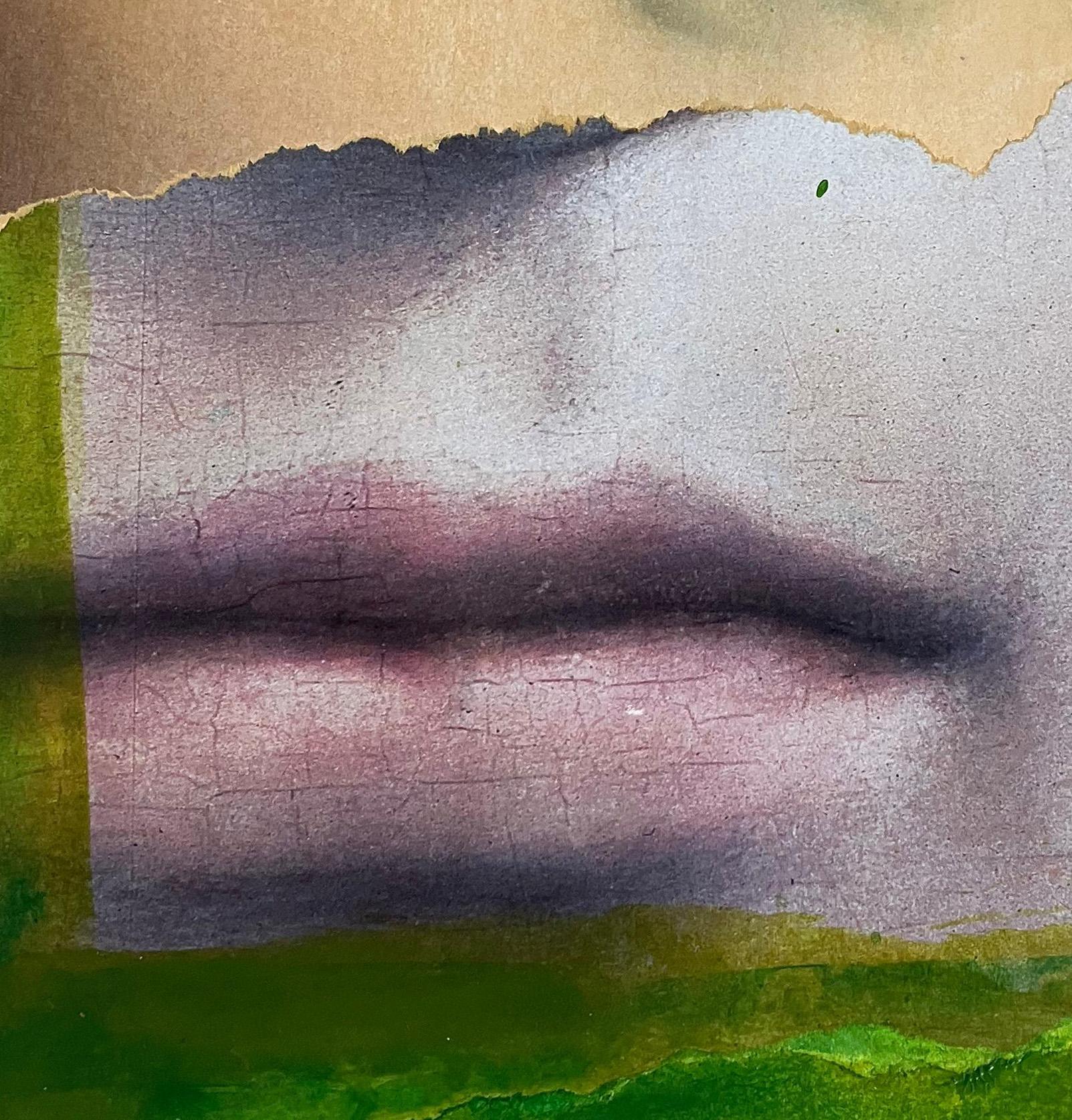 Eternal Recurrence #16 Collage a tecnica mista su carta. in vendita 1