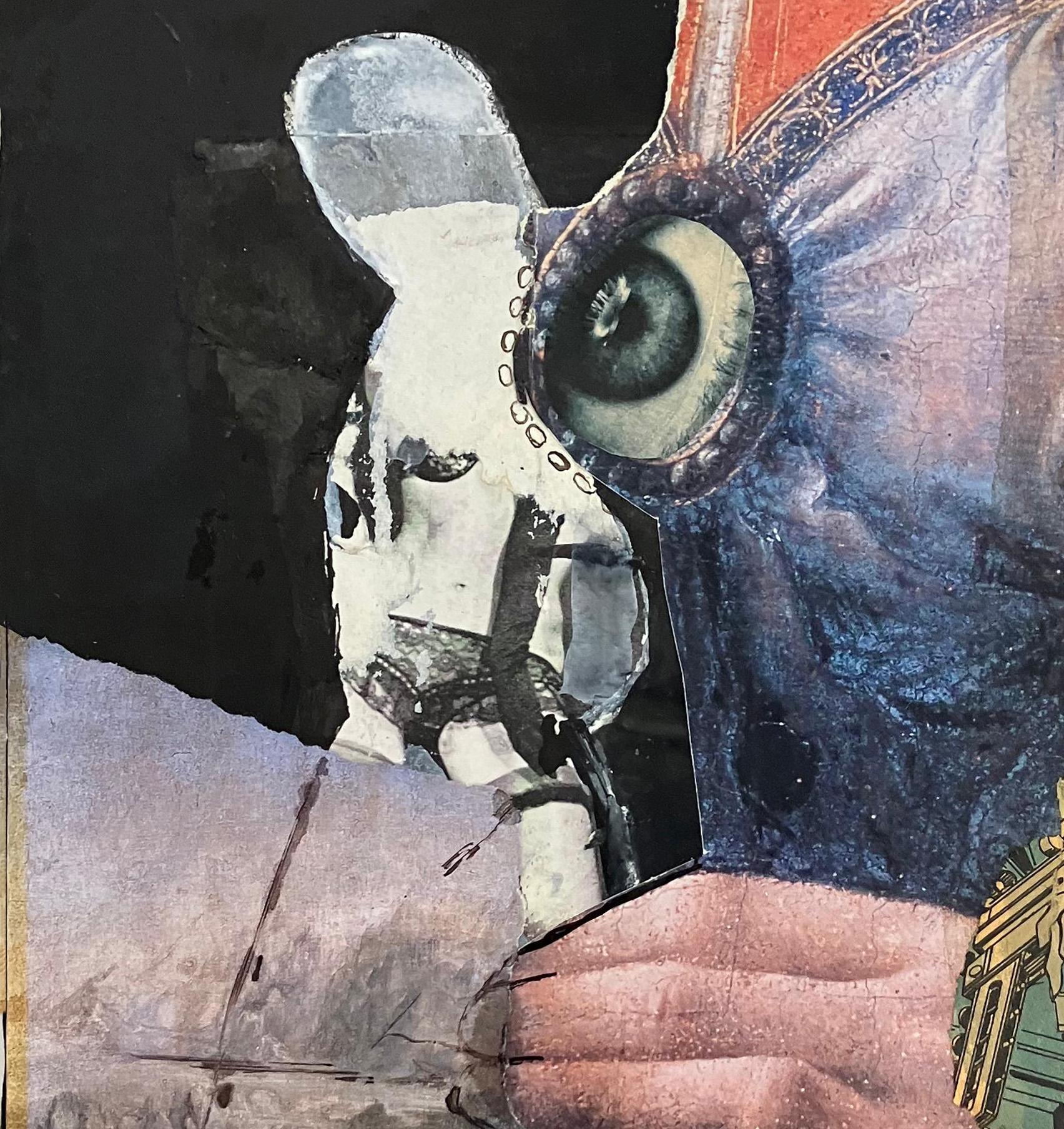 Récurrence éternelle #2. Technique mixte Collage sur papier en vente 1