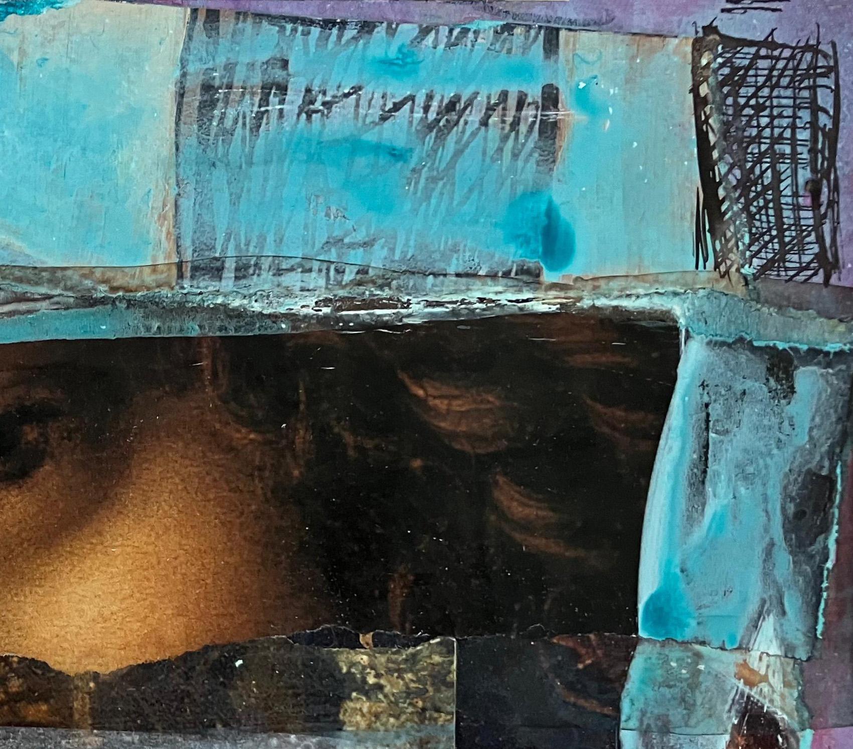 L'éternelle récurrence #21. Collage mixte sur papier en vente 3