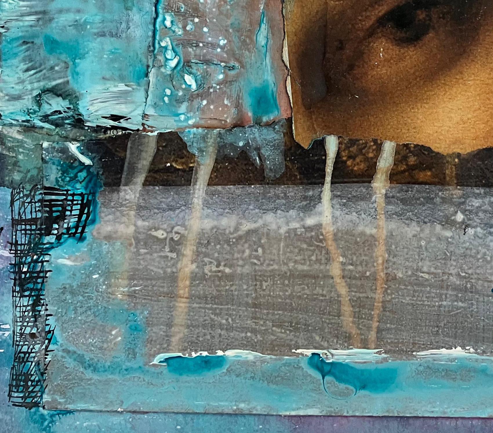 L'éternelle récurrence #21. Collage mixte sur papier en vente 4
