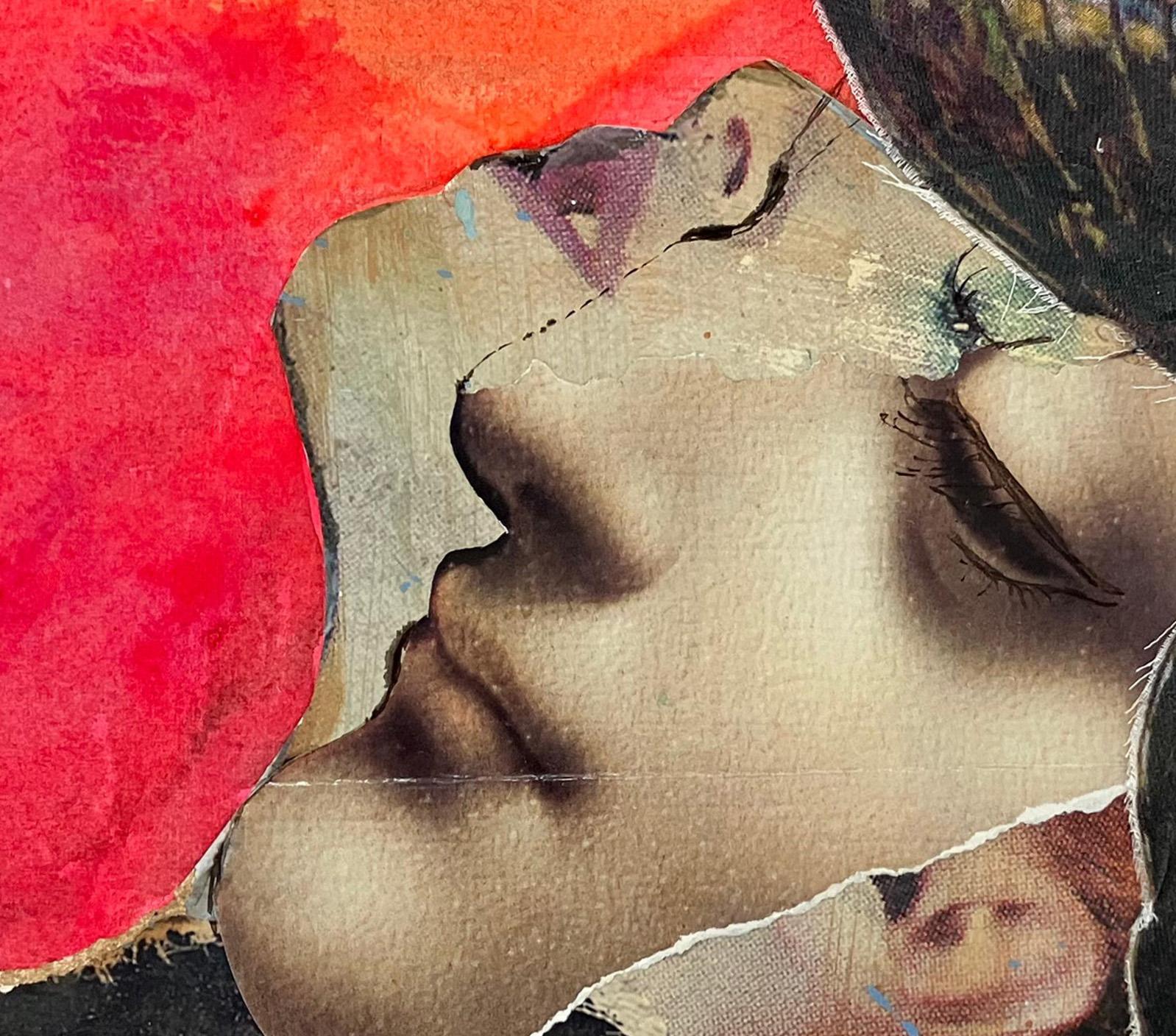 L'éternelle récurrence #27. Technique mixte Collage sur papier - Moderne Mixed Media Art par Natasha Zupan