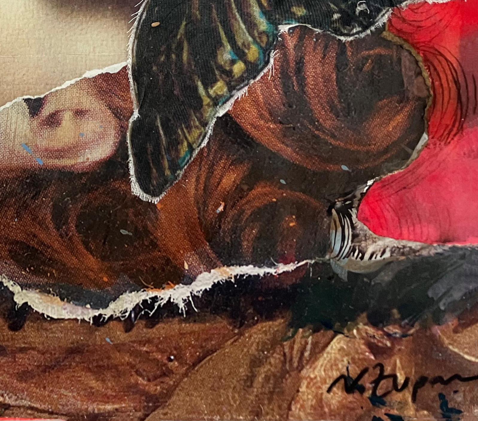 L'éternelle récurrence #27. Technique mixte Collage sur papier en vente 1