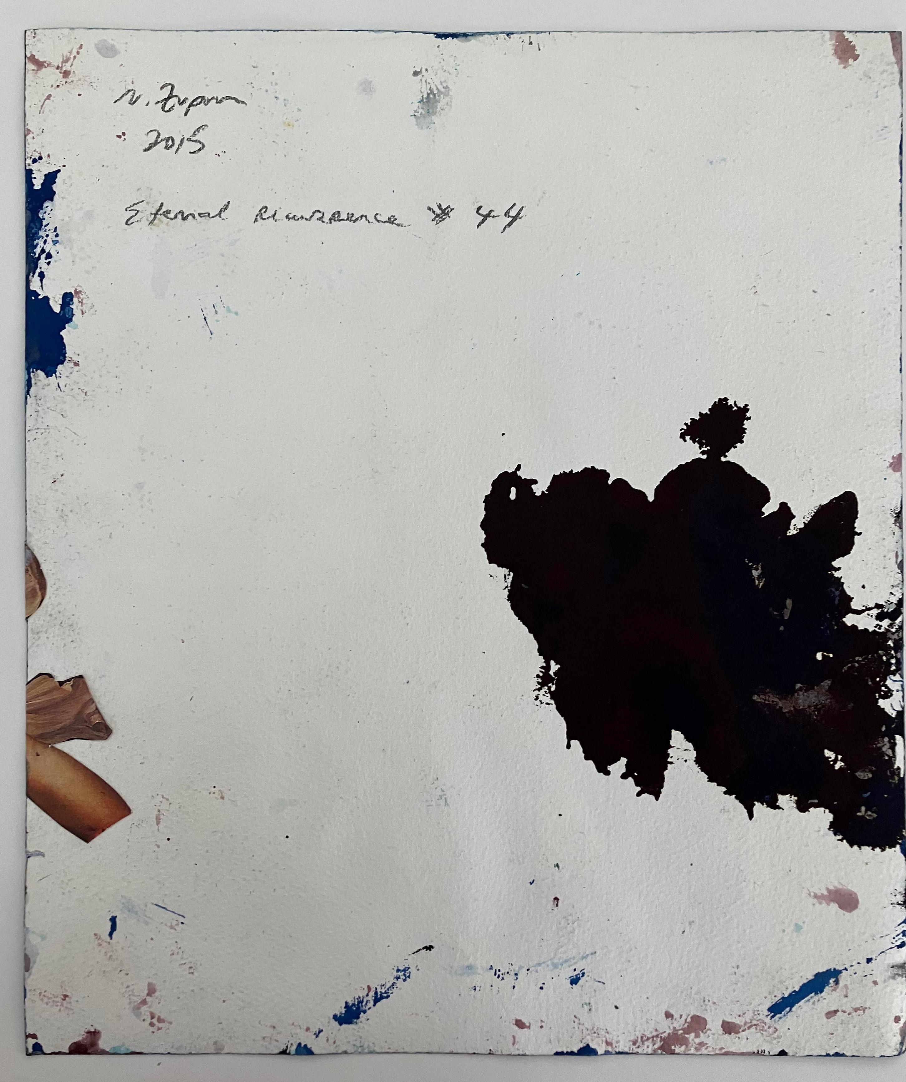 L'éternelle récurrence #44. Technique mixte Collage sur papier en vente 3