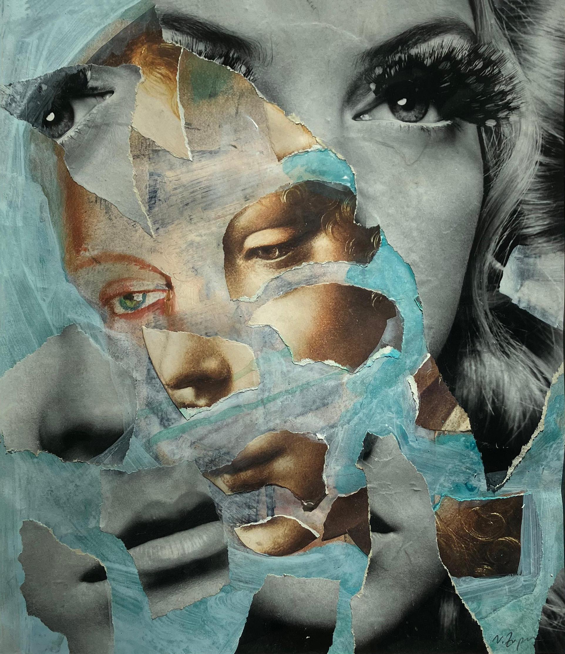 Eternal Recurrence #48. Mixed media Collage on Paper