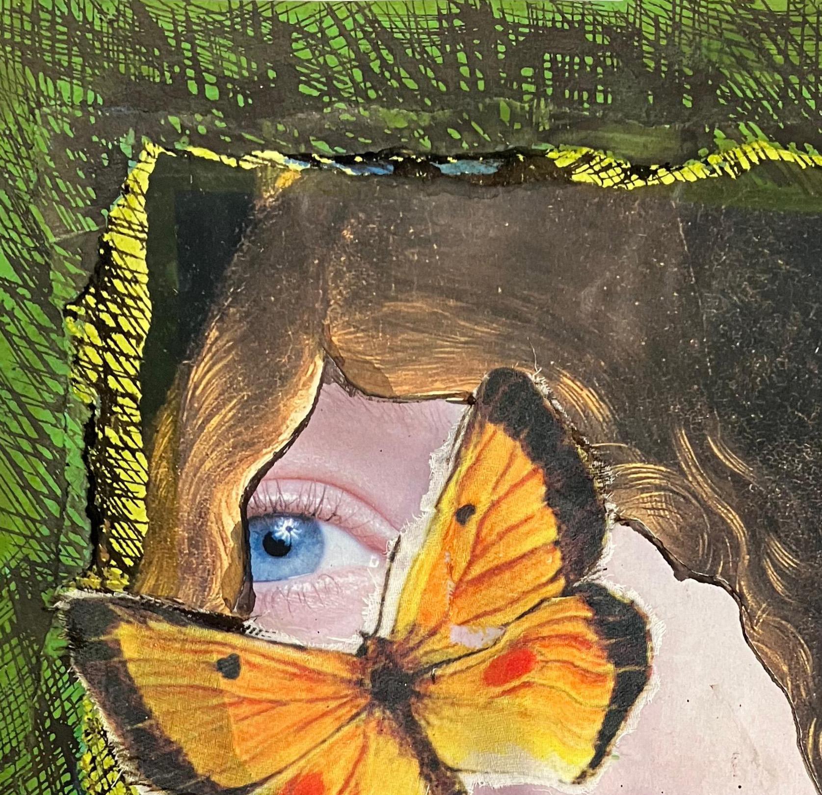 Récurrence éternelle #5. Technique mixte Collage sur papier - Moderne Mixed Media Art par Natasha Zupan