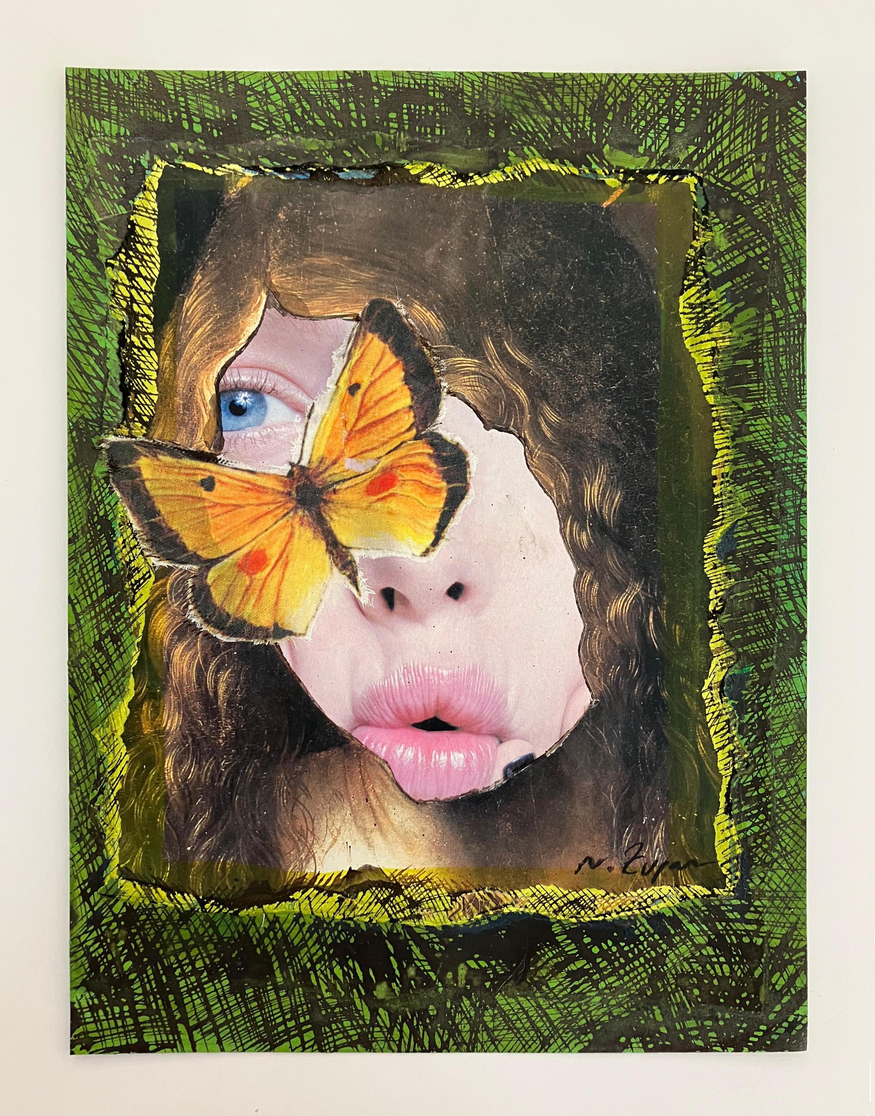 Récurrence éternelle #5. Technique mixte Collage sur papier en vente 2