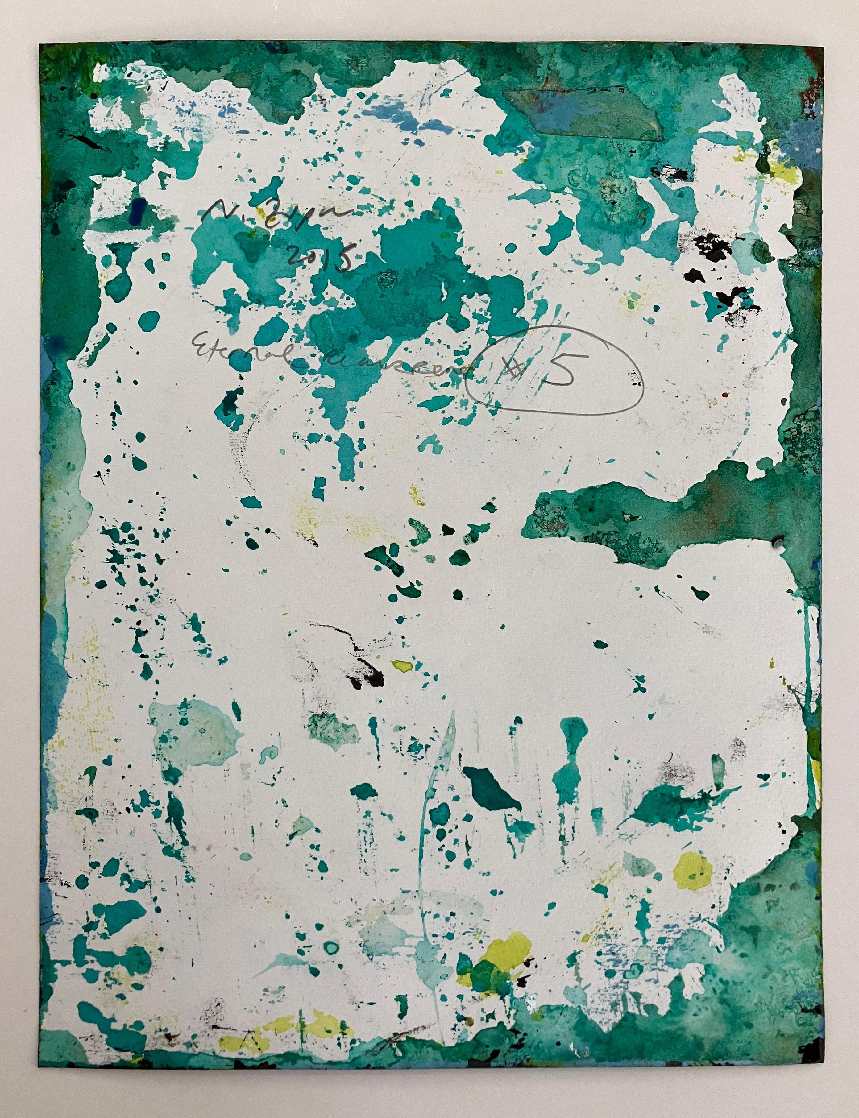 Récurrence éternelle #5. Technique mixte Collage sur papier en vente 3