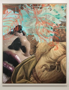 Eternal Recurrence #63, Mixed Media color photograph intervened by the artist