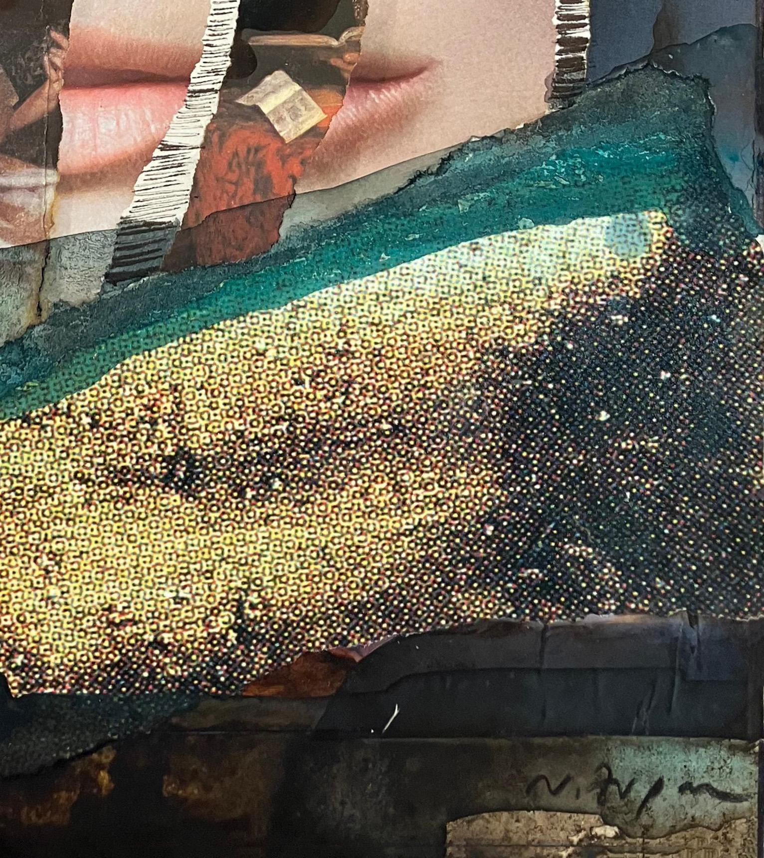 Récurrence éternelle #9. Technique mixte Collage sur papier en vente 1